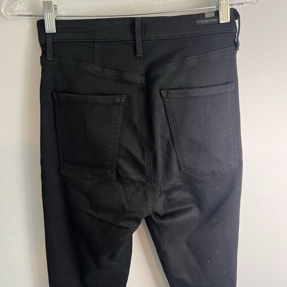Citizens of Humanity Womens Chrissy High Rise Skinny Jeans Stretch Black Sz 27 - Picture 9 of 13